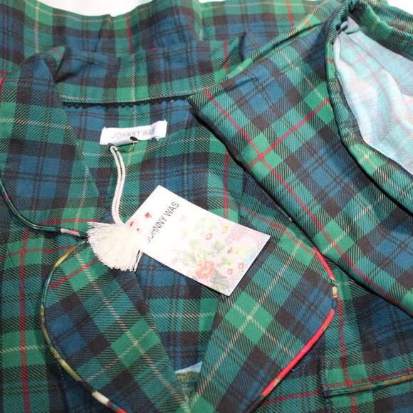 NWT Johnny Was Biya JW Rhoda Long Embroidered PJ Pajamas Lounge Pants Top Set - Picture 5 of 8